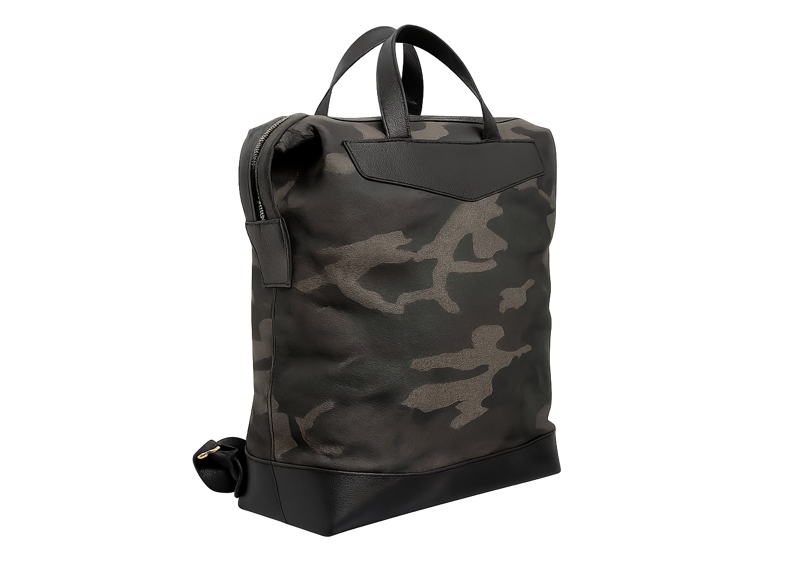 The GV Gallery GV Yard Leather Camo Backpack