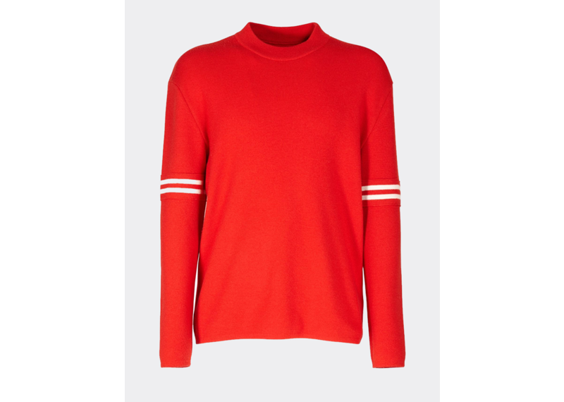 Maison Margiela Wool Knit Red Sweater