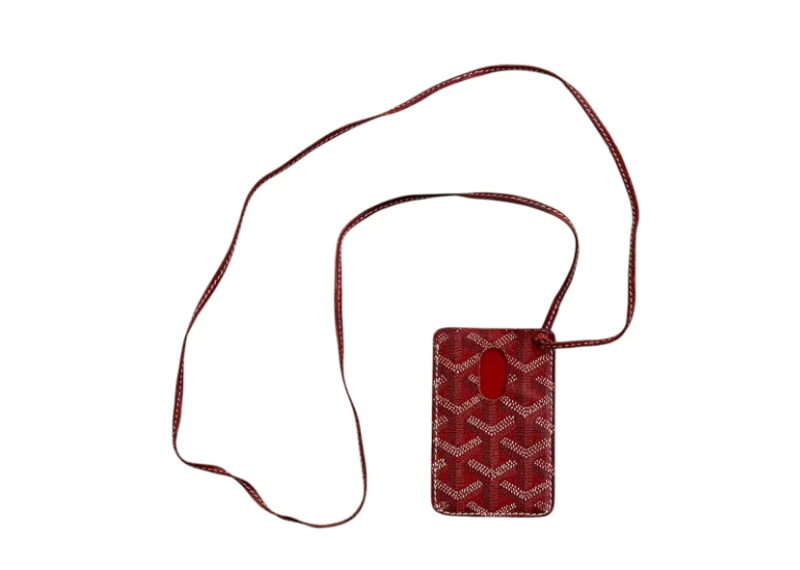 Goyard Goyardine ID Holder DARK RED