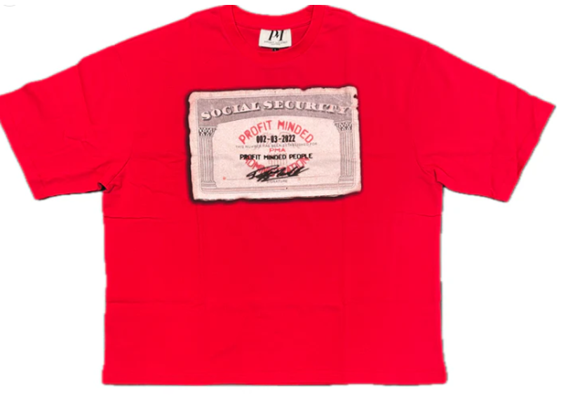 Profit Minded SSN Red Tee