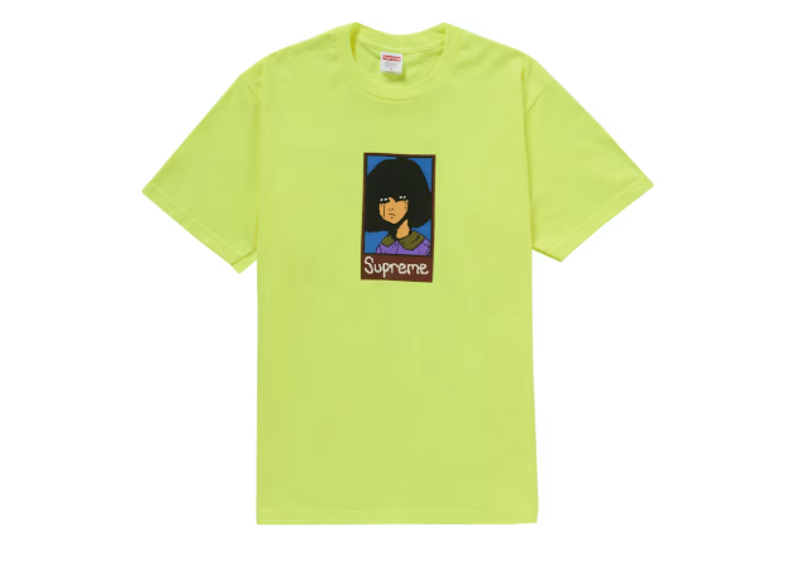 Supreme Emo Tee Fluorescent Yellow