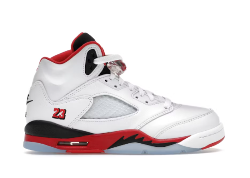 Jordan 5 Retro Fire Red Black Tongue (2025) (GS)