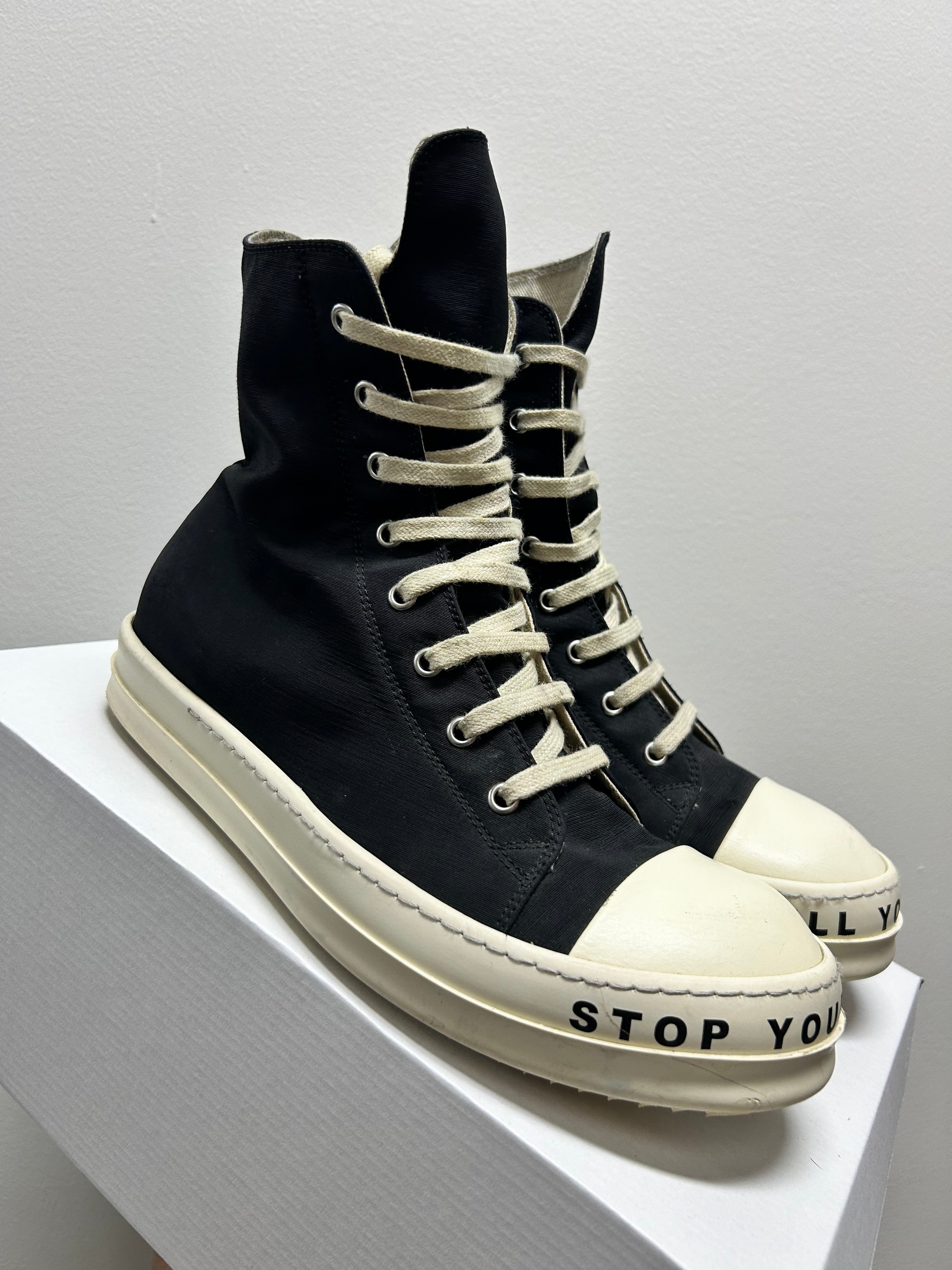 RICK OWENS DRKSHDW HIGH STOP YOUR URGE