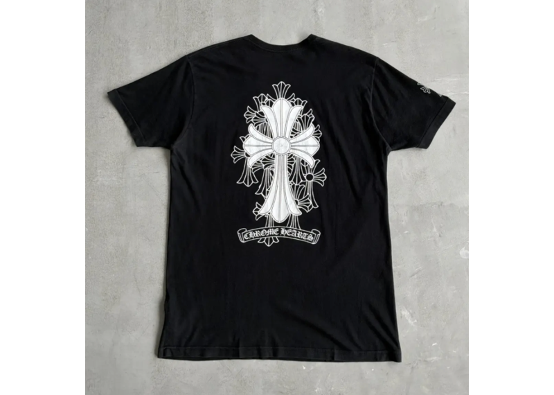 Chrome Hearts Cemetery Graveyard Cross Tee