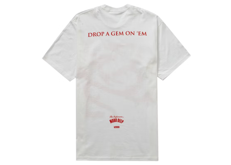 Supreme Mobb Deep Dragon Tee White
