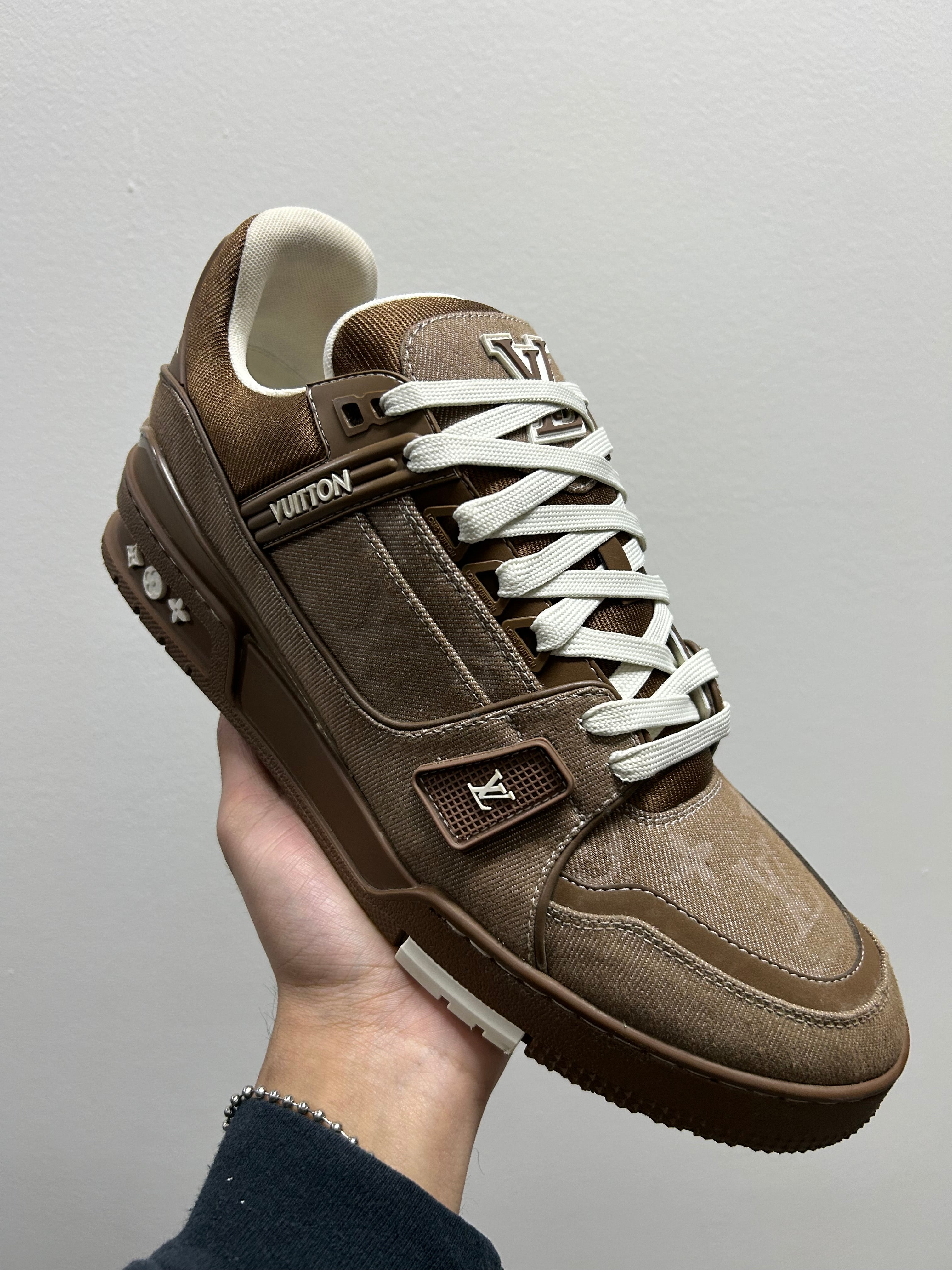 Louis Vuitton LV Trainer Brown / Denim