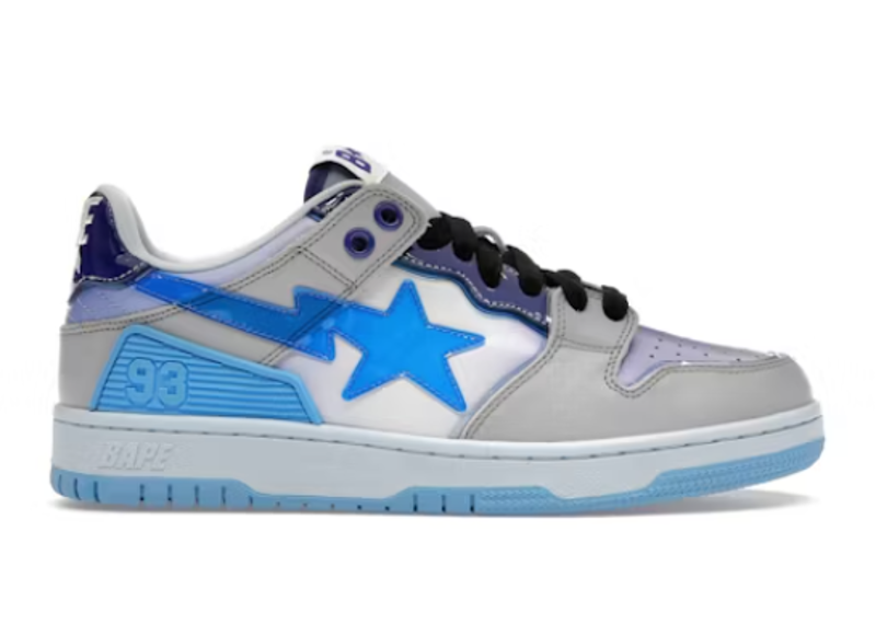 A Bathing Ape Bape SK8 Sta Blue White