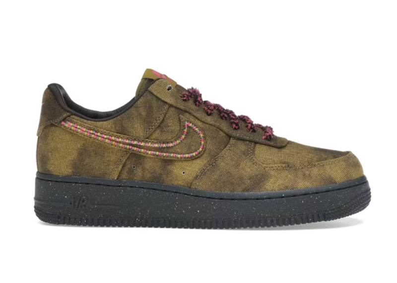 Nike Air Force 1 Low 07 QS Boucle Desert Moss Fierce Pink