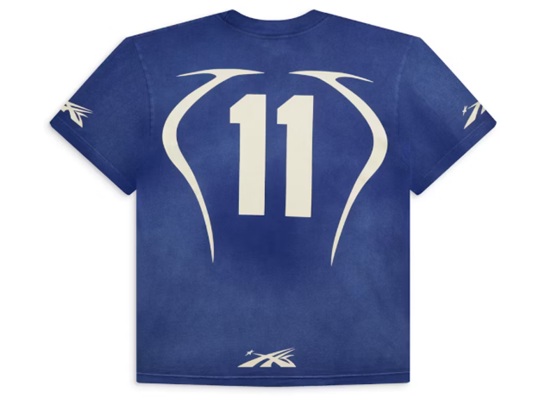 Hellstar Warm Up T-shirt Blue