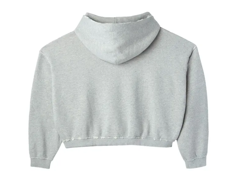 GV Gallery Raspberry Crest Hoodie Heather Grey