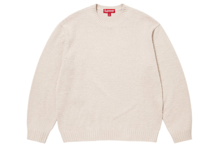 Supreme Pilled Sweater (SS26) Stone