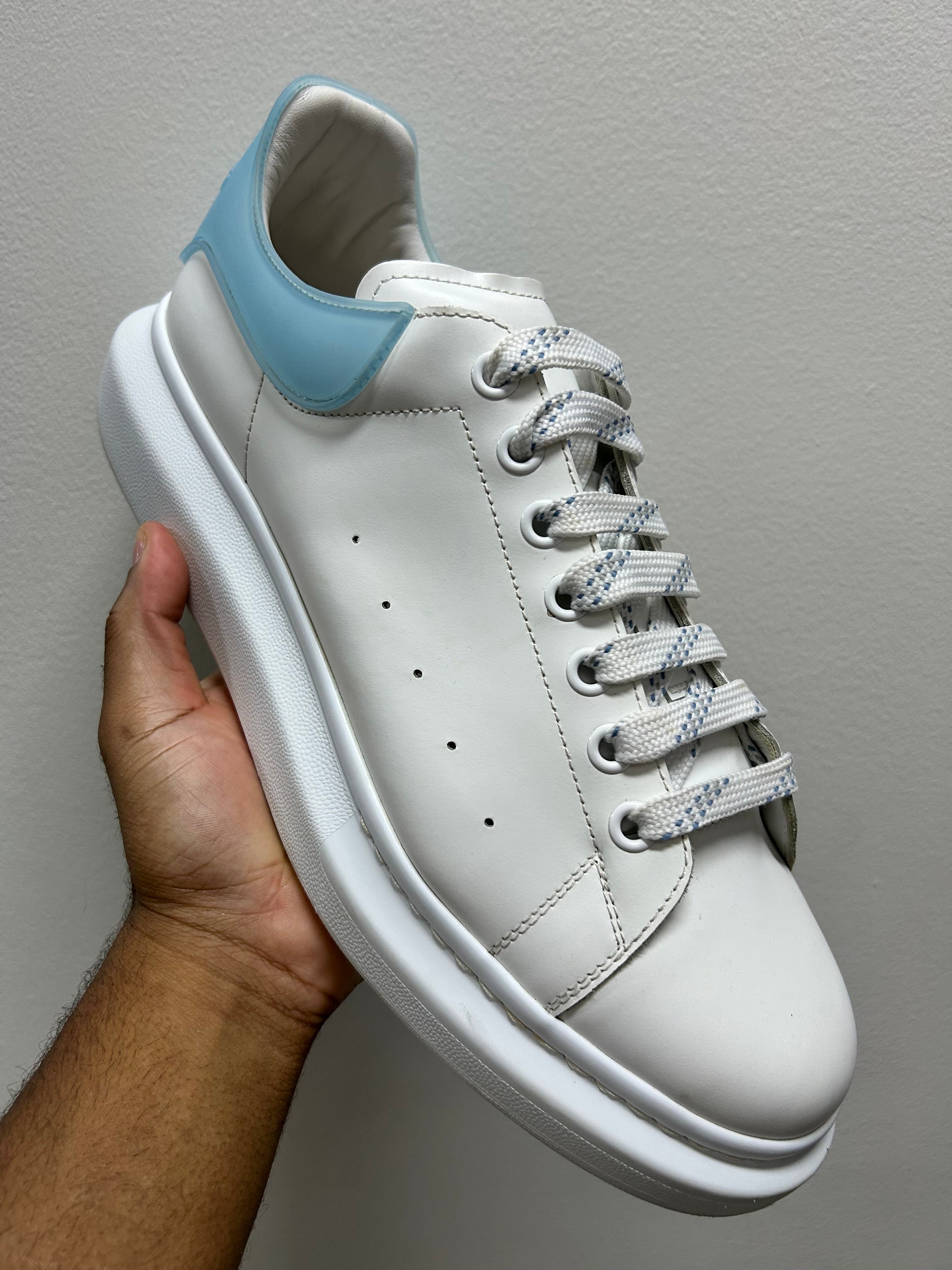 Alexander McQueen Oversized Sneaker White Dream Blue