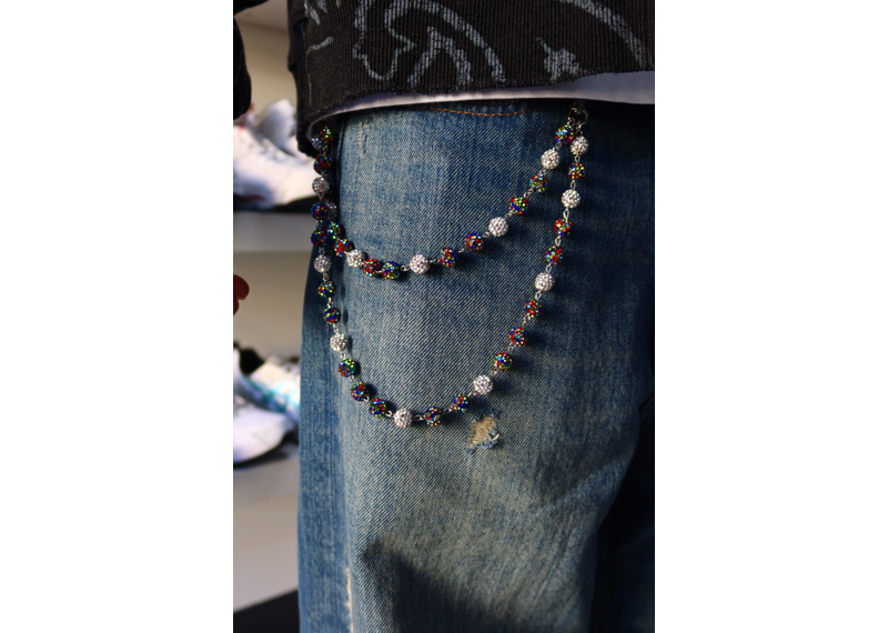 KASHOUT STUDIOS DISCO  DOUBLE WALLET CHAIN