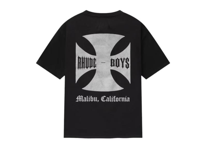 Rhude Boys Tee Black