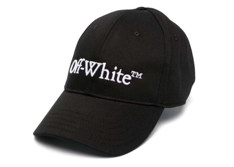 OFF-WHITE Logo-Embroidered Baseball Cap Black