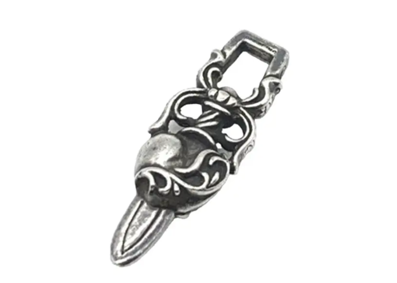 CHROME HEARTS DAGGER HEART PENDANT