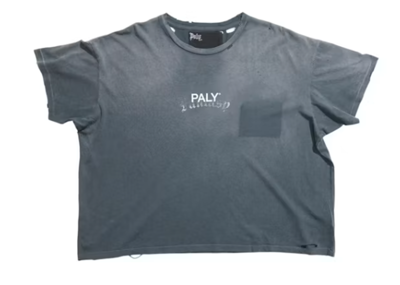 Paly Core Logo Tee Washed Blue