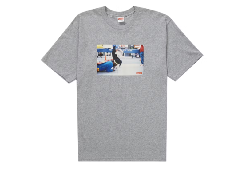 Supreme Pope.L Training Crawl Tee Heather Grey