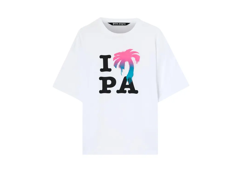 Palm Angels I Love PA Classic T Shirt White