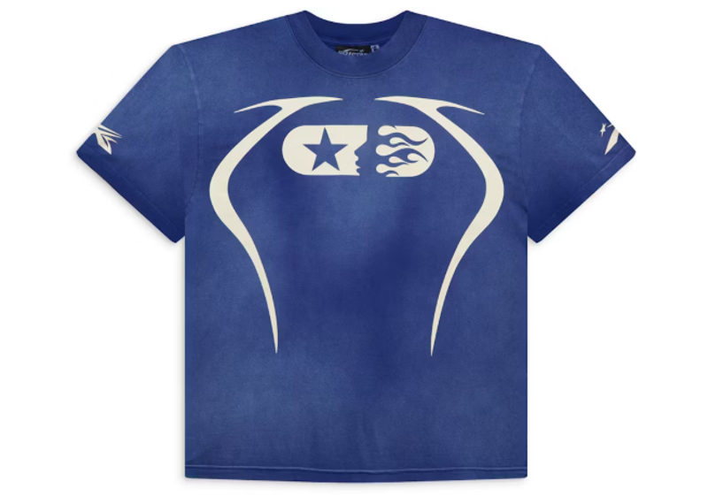 Hellstar Warm Up T-shirt Blue