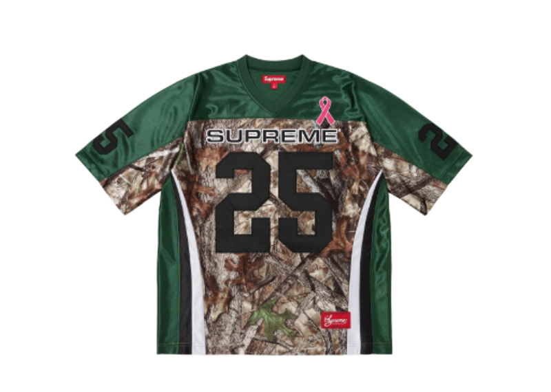 Supreme Breast Cancer Awareness Football Jersey