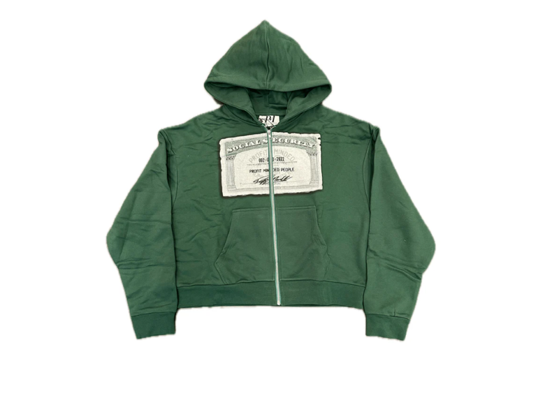PROFIT MINDED SSN ZIP UP JACKET GREEN