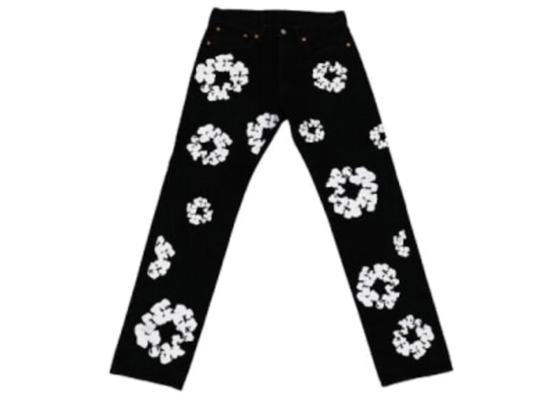 Denim Tears x Levis Cotton Wreath Jean Black