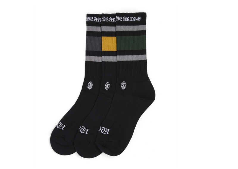 Chrome Hearts Stripe Socks (Each)