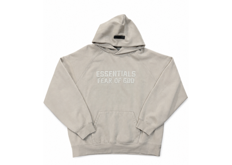 ESSENTIALS CREAM PULLOVER HOODIE