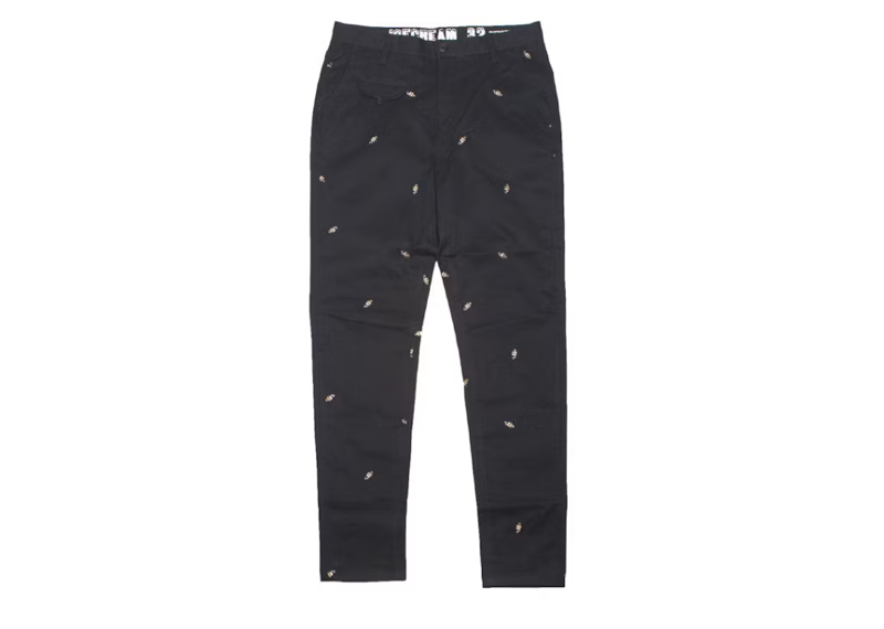 Ice Cream Caffe Pants Black