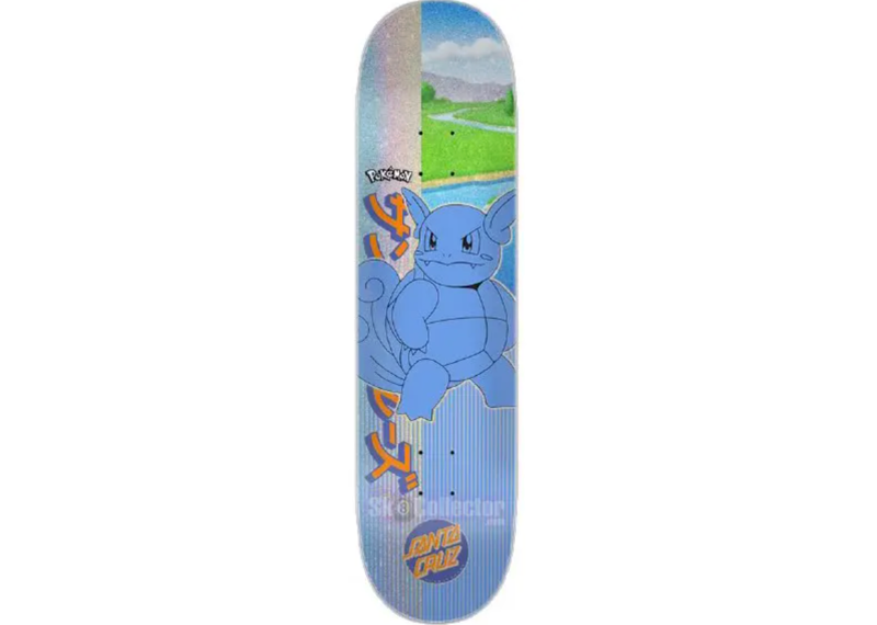 Pokemon Santa Cruz Wartortle Skateboard Deck