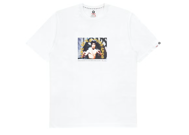 BAPE x Bruce Lee 2 Tee White