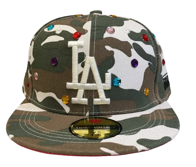 Times2Vintage What The Vintage LA Camo Fitted