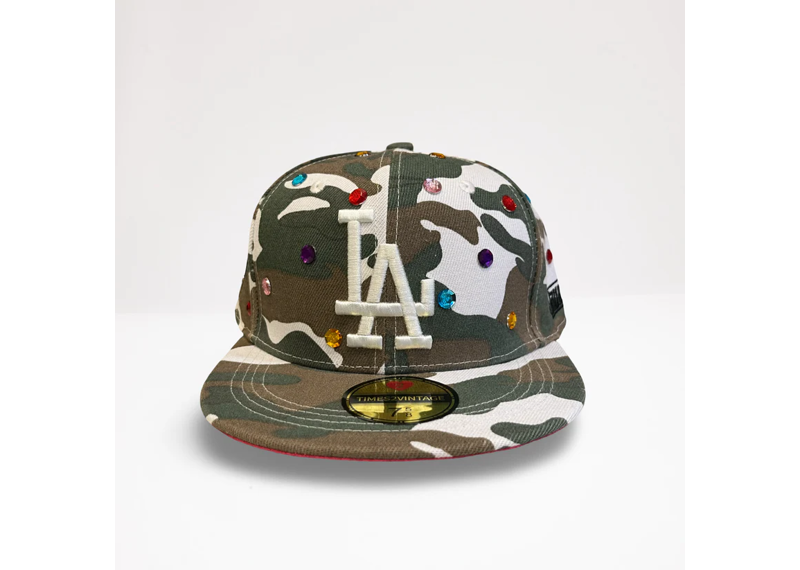Times2Vintage What The Vintage LA Camo Fitted
