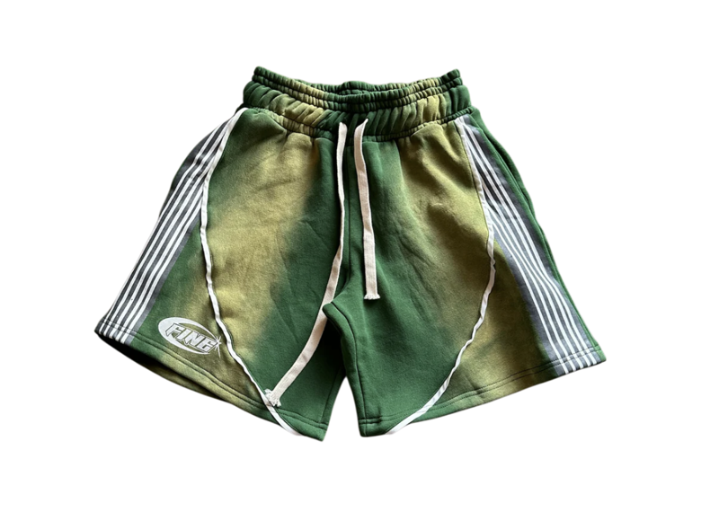 FINE BRITCHES OLIVE RACER SHORTS