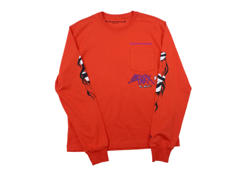 Chrome Hearts Matty Boy Sadistic Lipstick L/S T-shirt Red