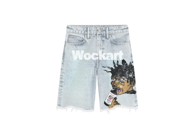 WOCKART WOCKMAN LIGHT BLUE JORTS