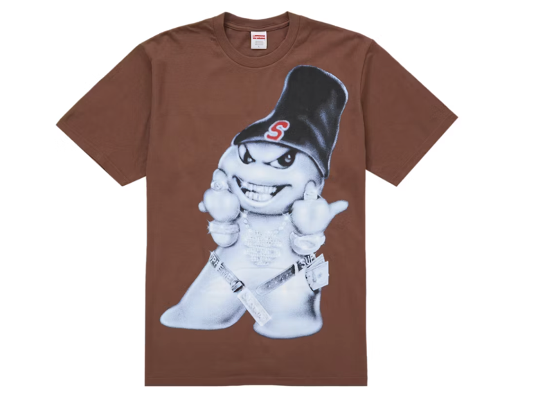 Supreme Snowman Tee Brown