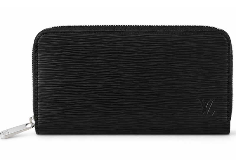 LOUIS VUITTON ZIPPY LONG WALLET LEATHER BLACK