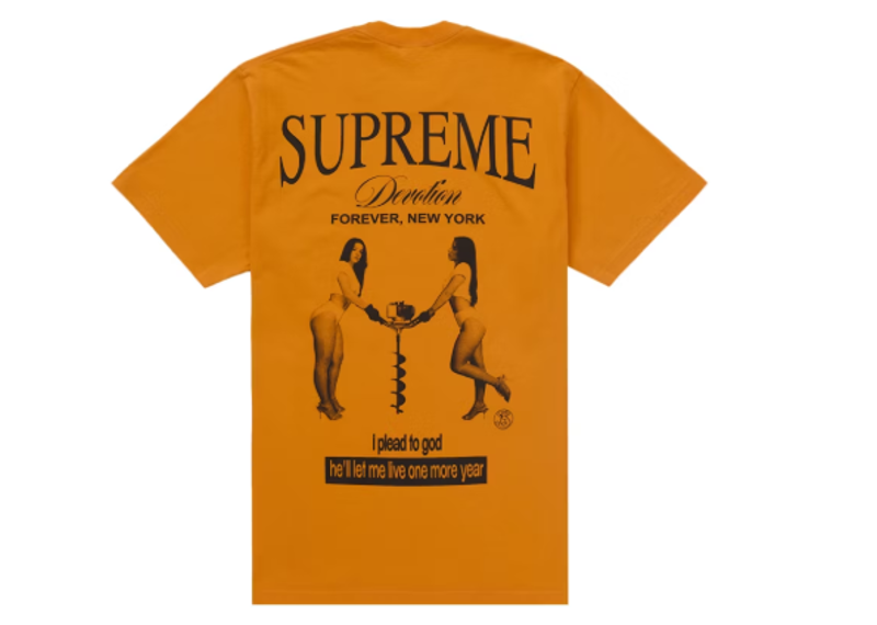 Supreme Devotion Tee Orange