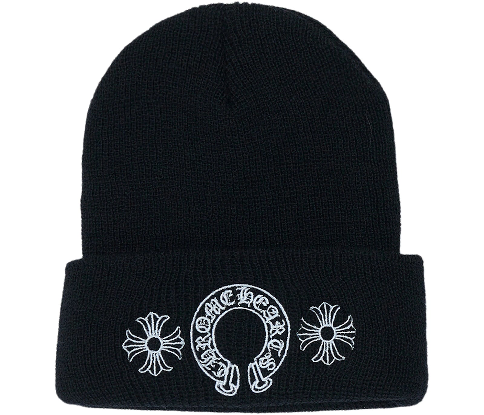 Chrome Hearts Horse Shoe Beanie Black