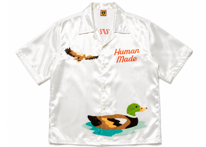 Human Made Rayon Aloha Shirt White