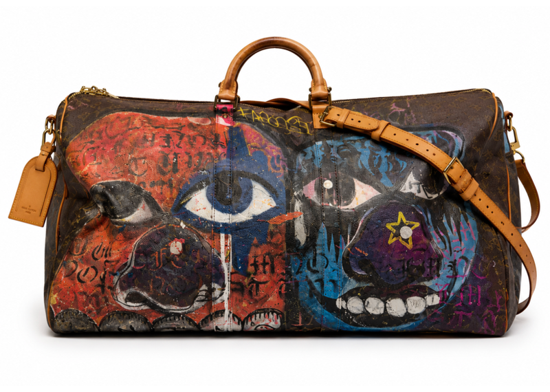 NYREE ARTS CUSTOM LOUIS VUITTON 55 DUFFLE