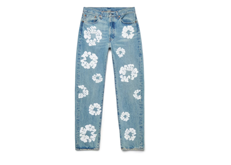 Denim Tears x Levis Cotton Wreath Jean Light Wash