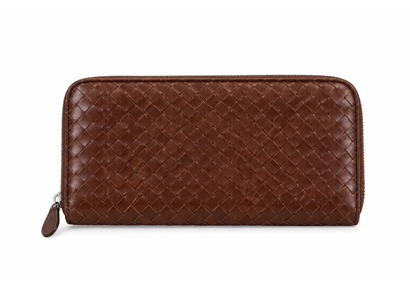 Bottega Veneta Intrecciate weave Leather Wallet