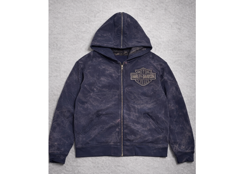 MISERE MODERNE Paris Motocross Riding Hoodie Navy