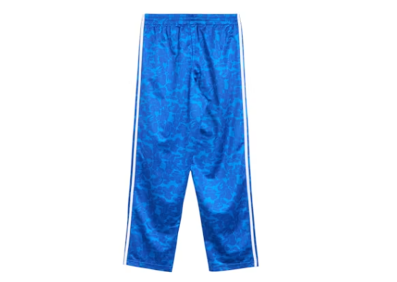 BAPE x adidas All Over Print Track Pants Blue