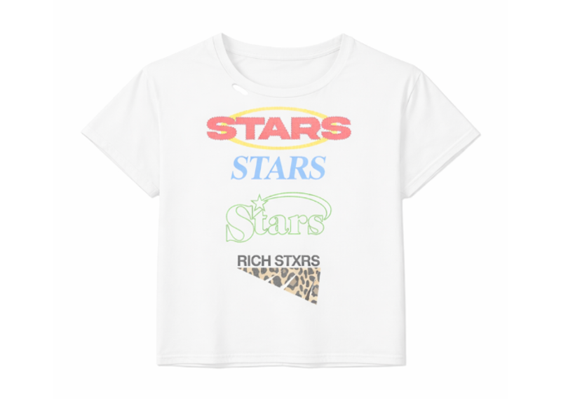 RICH STAR QUAD LOGO TEE