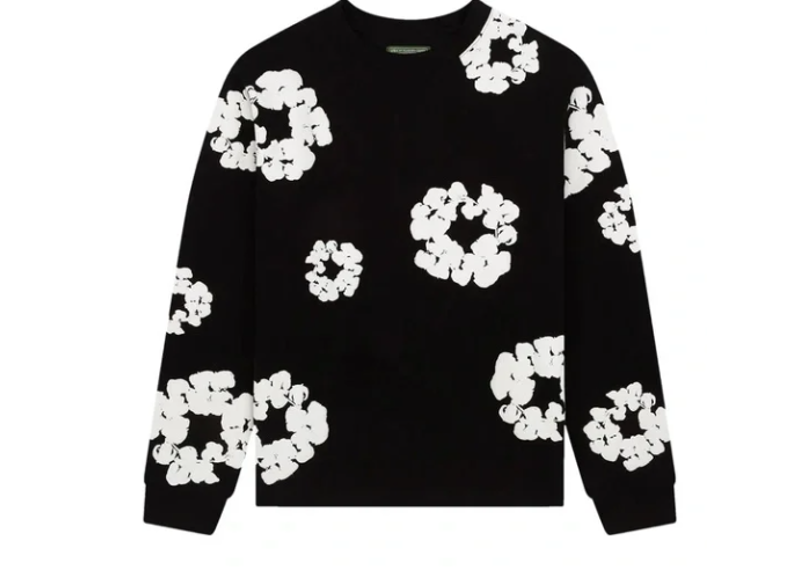 Denim Tears Wreath Long Sleeve Crewneck