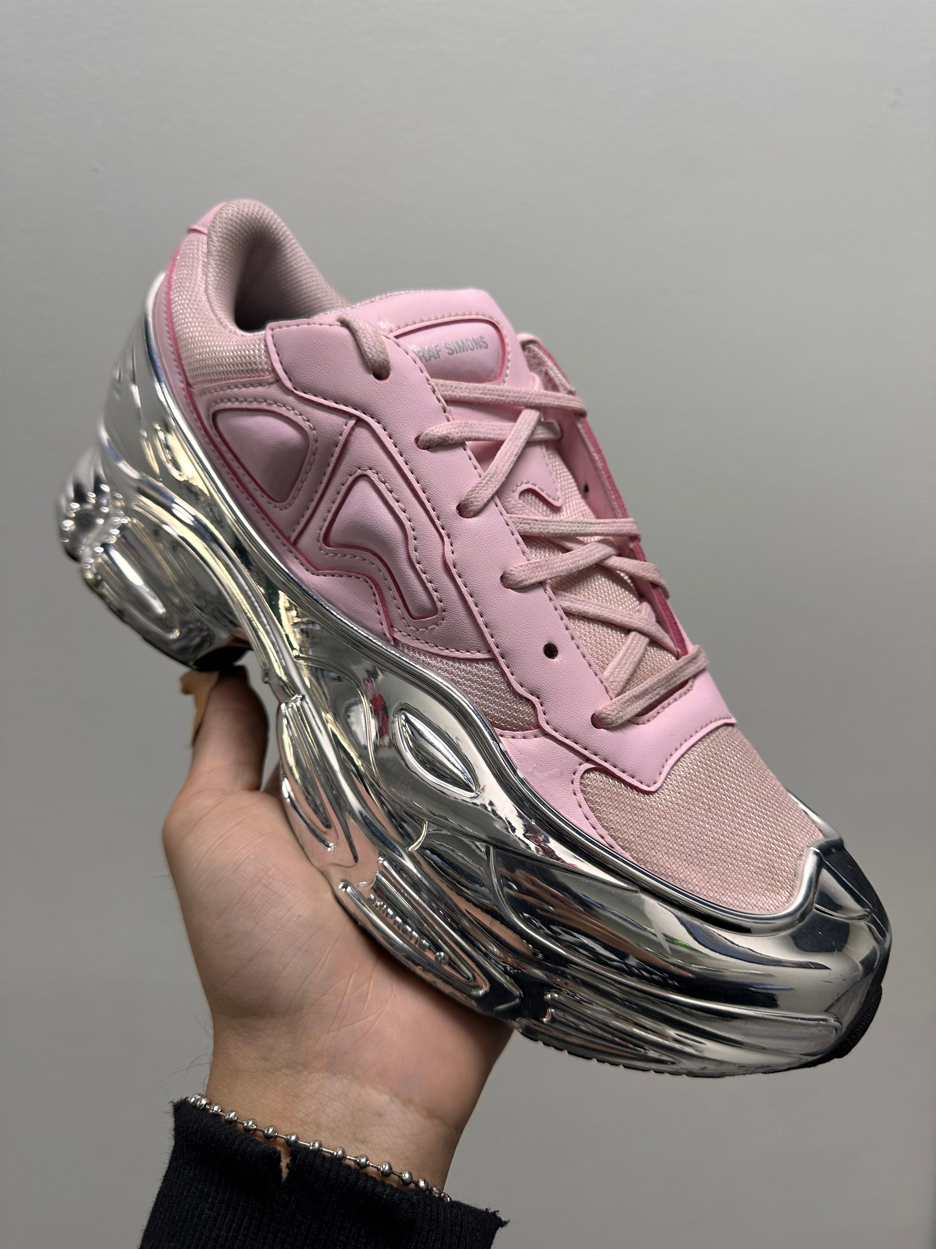 adidas Ozweego Raf Simons Clear Pink Silver Metallic